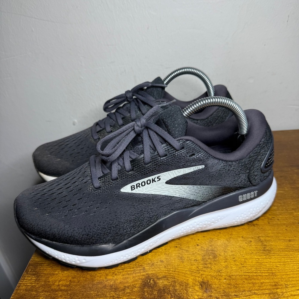Brooks Ghost 16 Running Shoes Womens Size 9 Black 1204071B090 - Picture 2 of 8